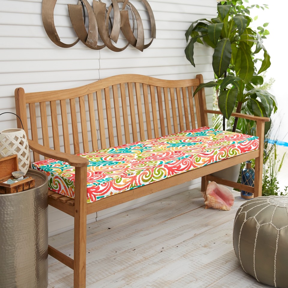 Multi Corded Indoor/ Outdoor Bench Cushion eBay