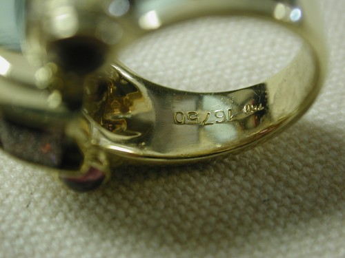 Steven LAGOS Vintage 18KT Rodolita Granate Diamante 6 Quilate + Art Déco Estilo - Imagen 9 de 16
