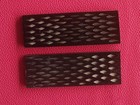 1 paire plaquettes VÉRITABLE CORNE DE BUFFLE GRAVÉES pour coutellerie