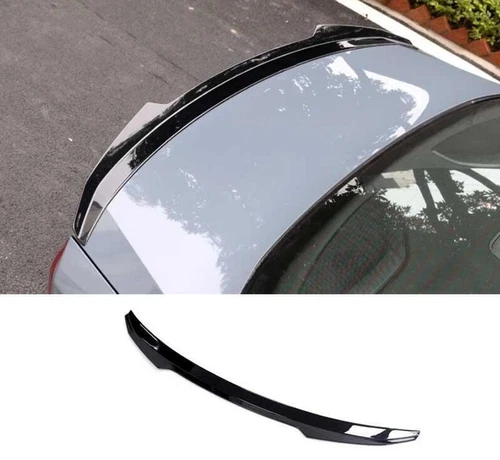 For Volvo S60 2019-2024-2022 ABS Glossy Black Rear Spoiler Tail Trunk Lip Wing H - Picture 9 of 10