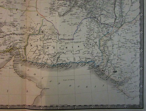Persia Irán Belooochistán Cabool Cabul Afganistán 1842 mapa de Johnston - Imagen 3 de 5