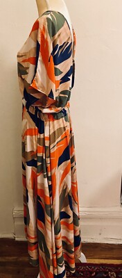 Vintage Turkish Kaftan ladies robe Maxi Dress , dramatic print by Linda  Muhler | eBay