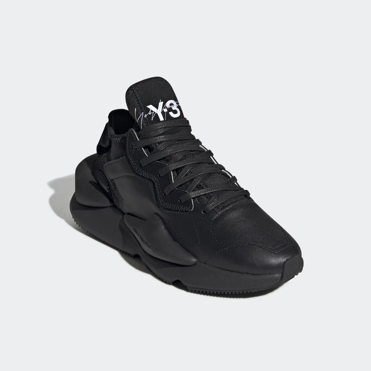 Adidas black leather deals sneakers