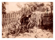 Vintage Silver Print Bike Ride. Circa 19 8x11 Silver Print