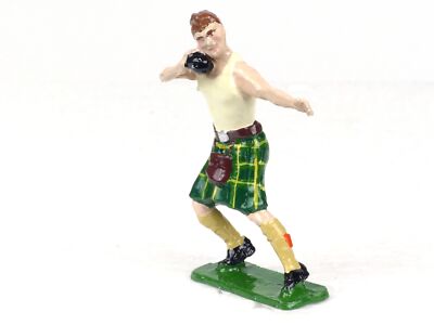 Getting Shot Figure Kingcast Miniature Models Toy Soldiers H4 Highland Shot Put Game Figure ...
