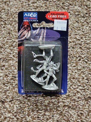 Vintage Dungeons And Dragons D&D 2nd Ed Ral Partha Pewter Figure Hanatula 1995 - Picture 3 of 4