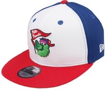 New Era Philadelphia Phillies Optic Royal Scarlet Kids 9Fifty Youth Snapback Cap