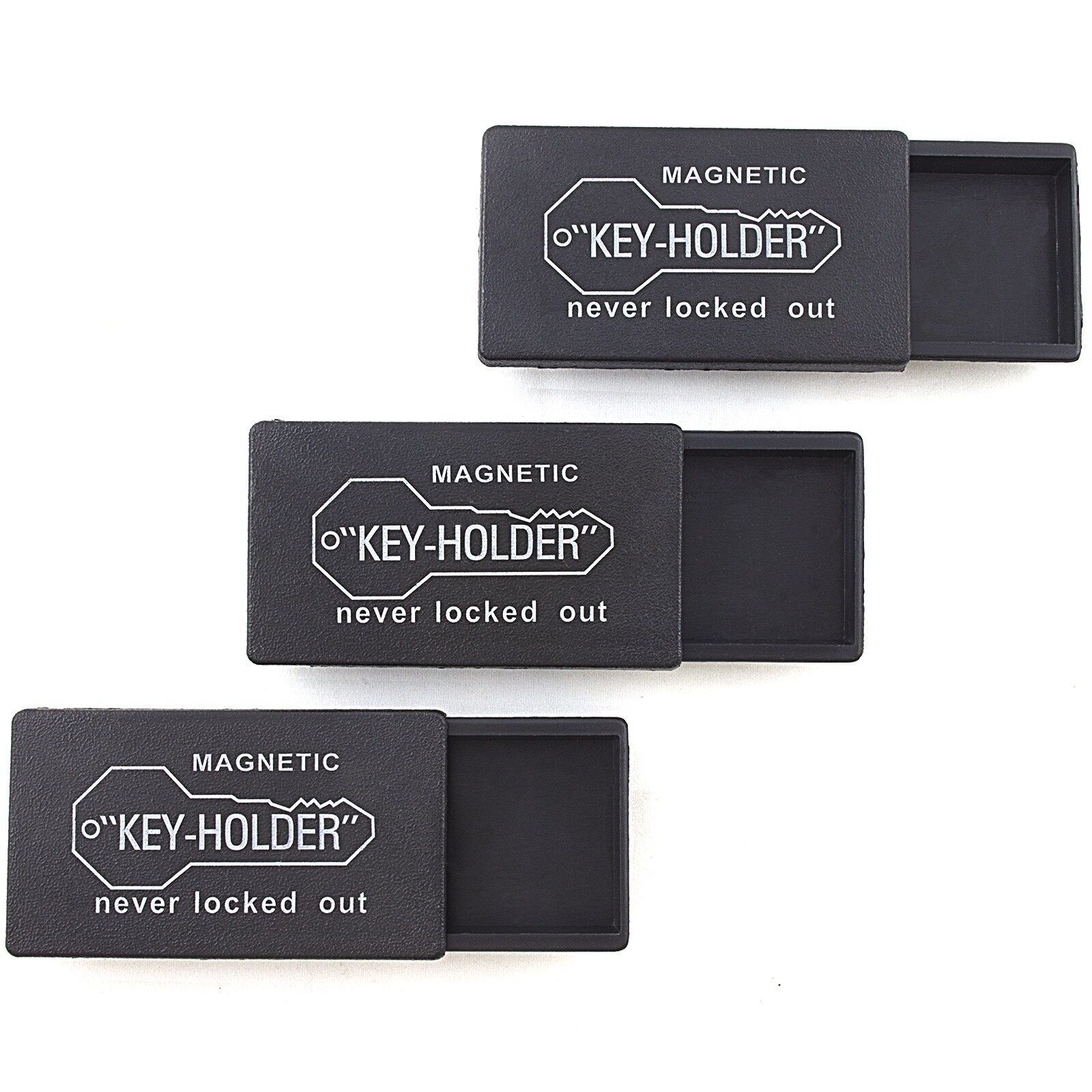 3 Piece Hide A Key Emergency Spare Key Car Holder Hider