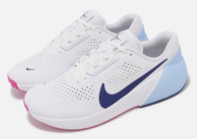 Nike Men\'s Air Zoom TR 1 DX9016-10 Size 11 White Athletic Running Shoes Nike Air Zoom TR1 Mens Cross Training Gym Shoes White Blue  main image 4