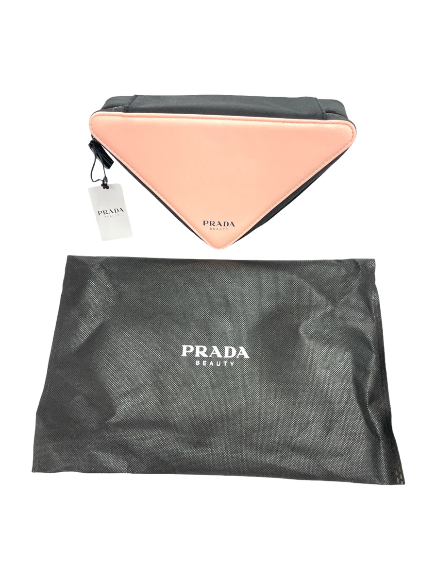 Leather Clutch in Pink - Prada