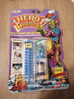 HERO GLADIATORS BLUEBIRD FIGUR - SPIELZEUG NEU DELPLAY 1991 VINTAGE