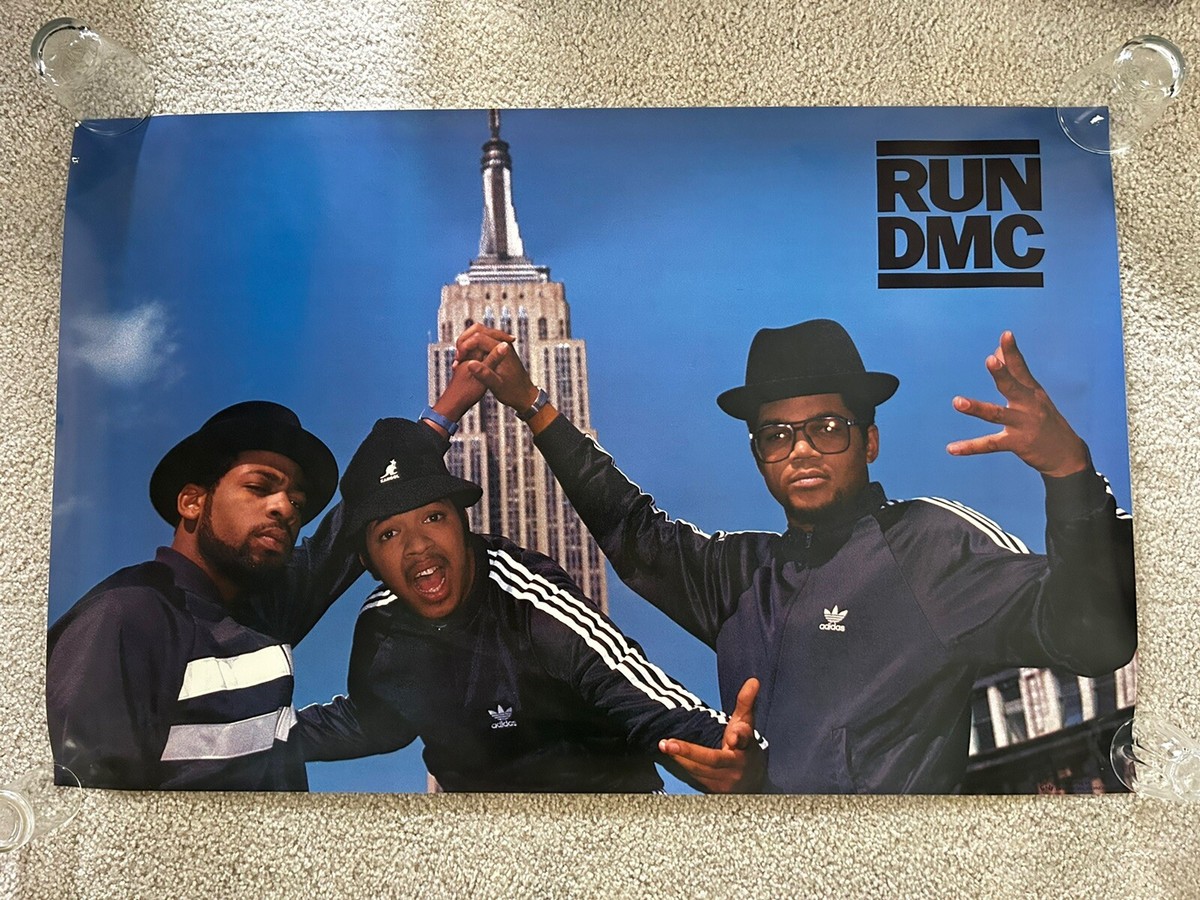Rare Vintage RUN DMC Old School Rap Hip Hop Poster 22