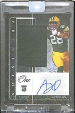 2020 Panini One Football Rookie Patch Relic Precision Autograph #324 A.J. Dillon