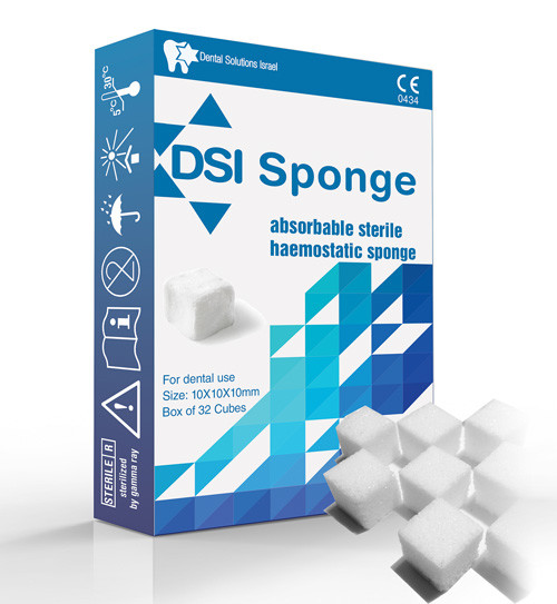 Dental 5 x DSI Sponge absorbable Sterile Collagen Hemostatic Sponge