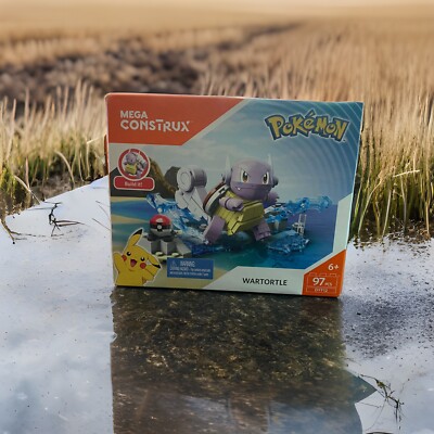 Mega Construx Pokemon Wartortle DYF12 97 Pcs Building Set NEW