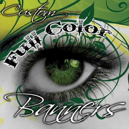 4' x 8' Full Color Custom Banner 13oz Vinyl - Same Day Shipping - product listing photo