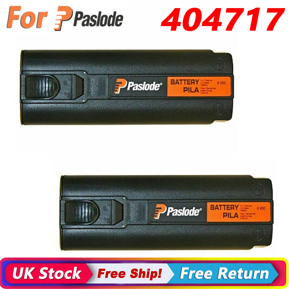 2PK Ni-MH Battery For Paslode 4.8Ah 404717 IM50 IM65 IM250 IM350 900400 Nail Gun