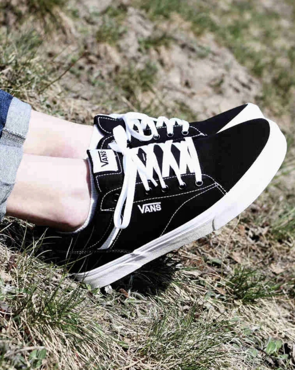 vans grise et rose fluo