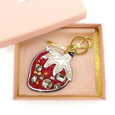 Miu Miu Key Ring Bijou L11.5cm x W 6.5cm black golld key Miu Miu Key Ring Bijou L11.5cm x W 6.5cm black golld key