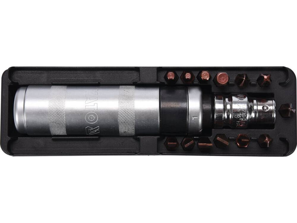 Für YATO YT-28015 Impact screwdriver with bits 15 pcs - Bild 2
