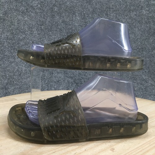 Puma Sandals Womens US9.5 UK7 Fenty By Rihanna Slip On Jelly Slide Flats Black - Picture 2 of 16