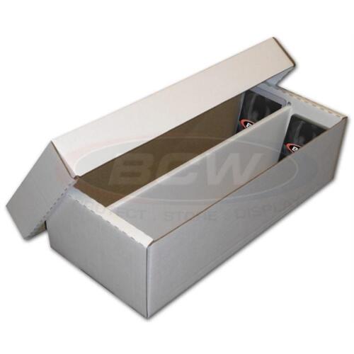 BCW Shoe Storage Box (1,600 CT) Holds over 300 3×4 topload Sports/Trading Cards