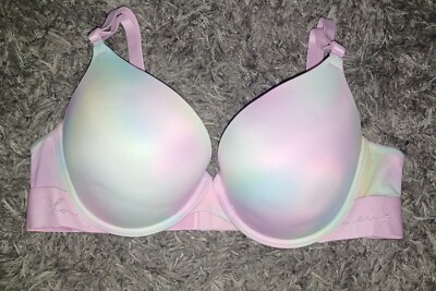 VS pink  push up bra BRAND NEW size 36c pastel rainbow 