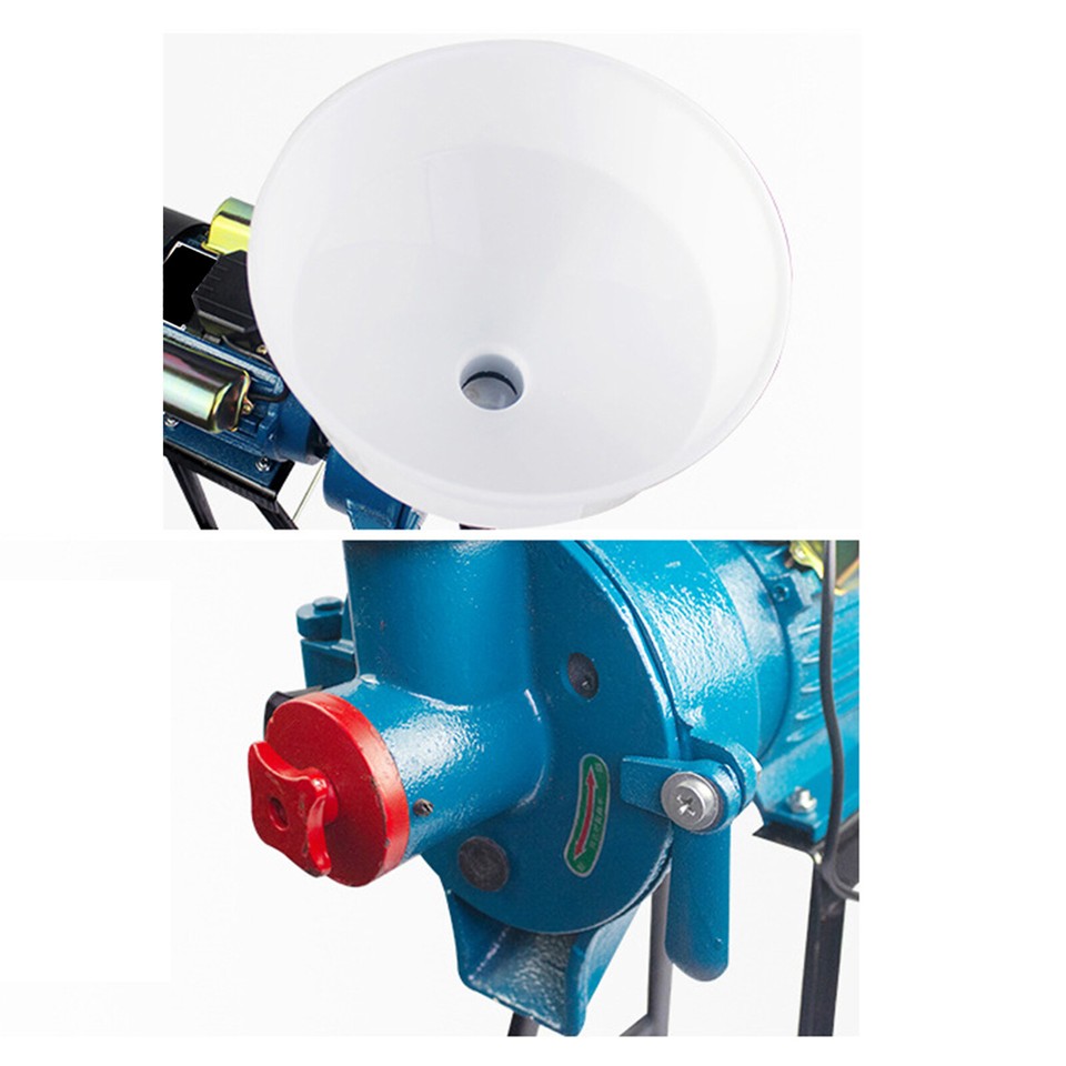 110V Electric Grinder Mill Grain Corn Wheat Feed Flour Cereal Machine