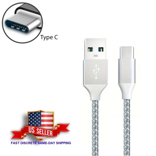 Heavy Duty Charging Phone Cable Type-C USB-C For Samsung Android LG Charger - Picture 33 of 51