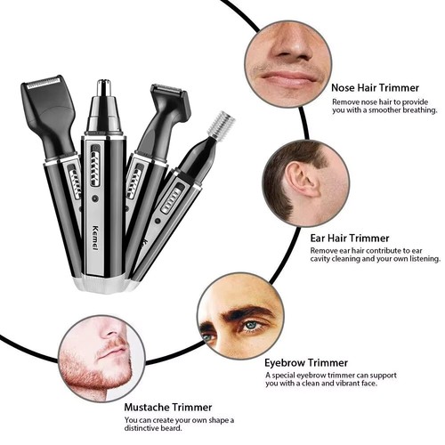 Tondeuse/rasoir électrique 4-en-1 - Pour Barbe Et Poils Du Visage - Neuf Jamais Utilisé