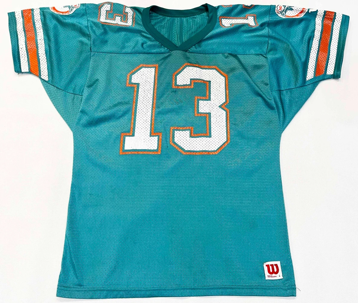 Maillot Vintage Dan Marino Miami Dolphins - Taille 52 - Wilson Avec Couture Authentique - Occasion