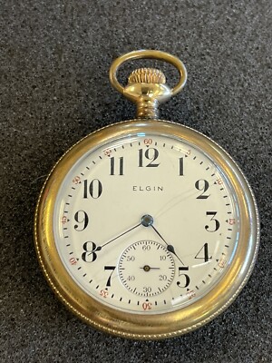 Circa 1915 Elgin Grade 291 Model 7, 16s Size Pocket