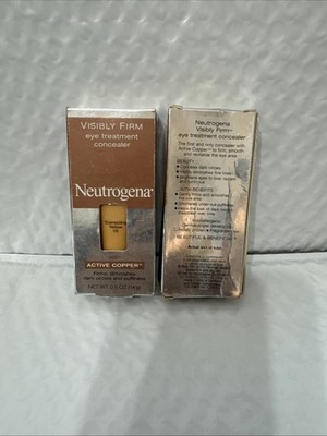 2x Neutrogena Visibly Firm Eye Treatment Concealer, Correcting Yellow 05