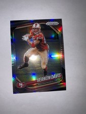 2025 PANINI PRIZM SILVER PRIZM FOOTBALL CARD VERNON DAVIS #39 49ERS NFL