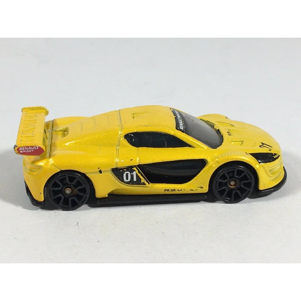 Hot Wheels Renault Sport RS HW Exotics 2016 Race Car Yellow Black 01 - Image 2 of 4