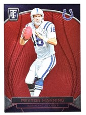 HOF'er PEYTON MANNING Colts 2024 Totally Certified RED PARALLEL #d/249 Card #185