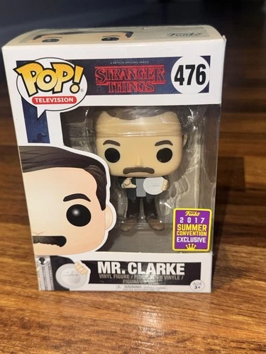 Funko Pop! Vinyl: Stranger Things Mr. Clarke #476 2017 Exclusive