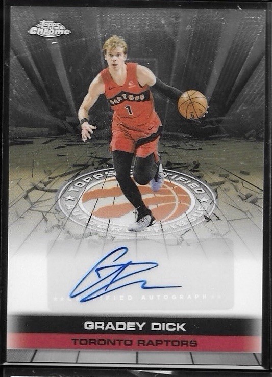 2025-26 Topps Chrome Gradey Dick Auto Autograph Issue Toronto Raptors #TAU-GD