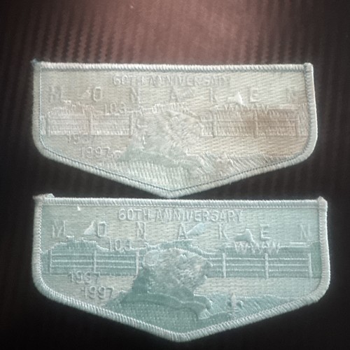 Monaken OA Lodge 103 S14 A and B Varieties Slight Staining On The First Patch