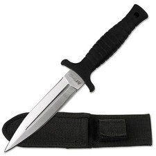 Cuchillo Full Tang 9" MTech EE. UU. Hoja Fija con Mango de Goma y Funda de Nylon