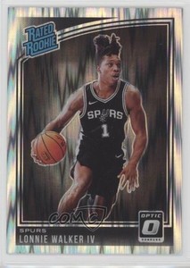 2018-19 Panini Donruss Optic Rated Shock Prizm Lonnie Walker IV #174 Rookie RC