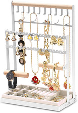 Espositore Gioielli Supporto per Gioielli, Portagioie, Porta Collane E Orecchini