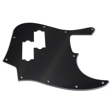 3Ply Black PVC Precision P Bass Pickup Hole Jazz Bass Pickguard Scratch Plate