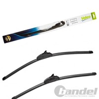 Valeo 2X Flachbalkenwischblatt Silencio Flat Blade Scheibenwischer SET | 577980