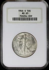 1946-S Walking Liberty Half Dollar 50c NGC MS65