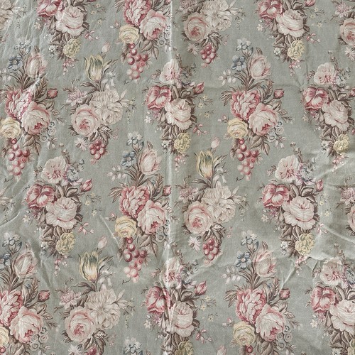 Vintage Ralph Lauren Sage Charlotte Floral Queen Size Flat Sheet - Bild 2 von 4