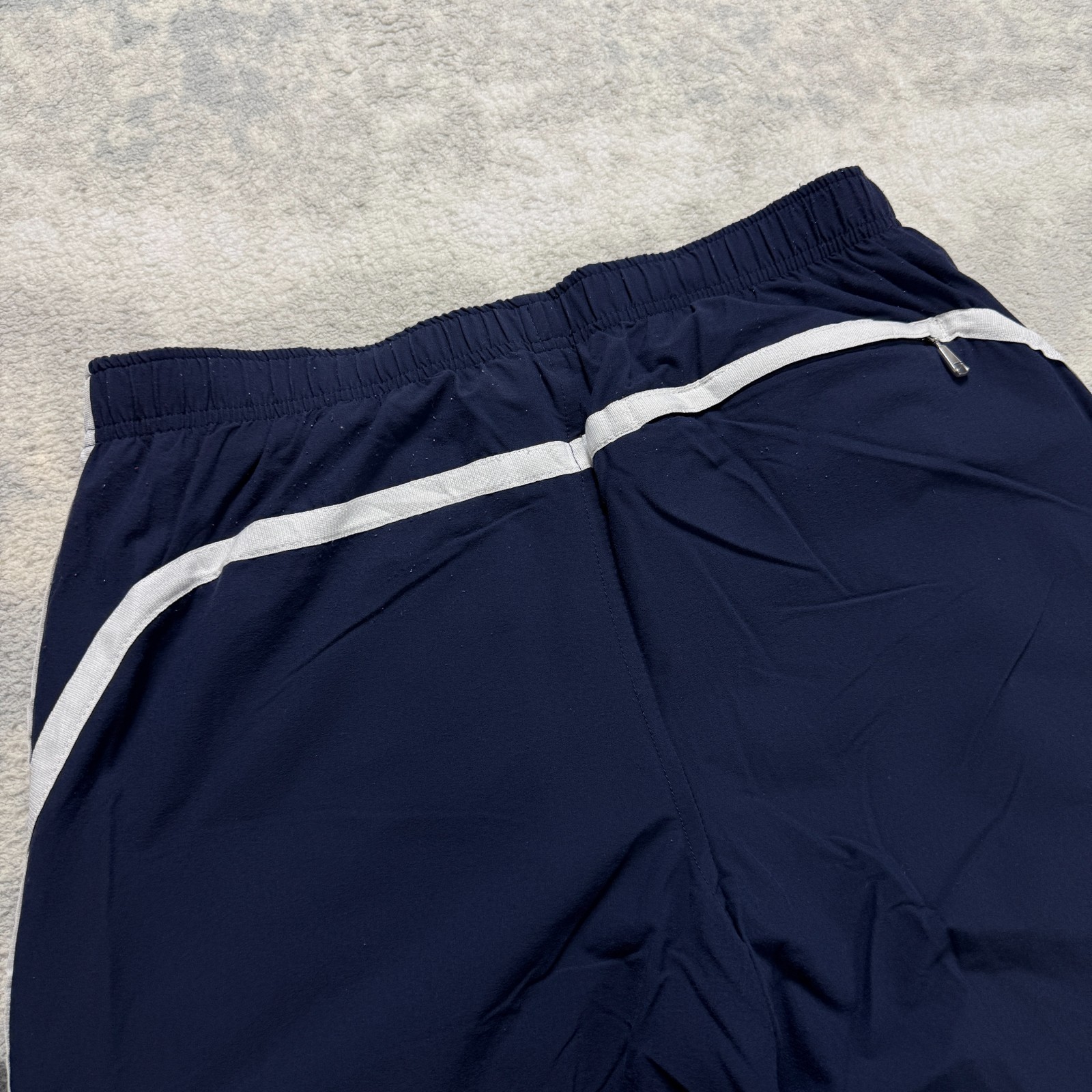 Vintage Nike 2000s Y2K Navy Baggy Oversized Size Medium Tracksuit Bottoms image 8