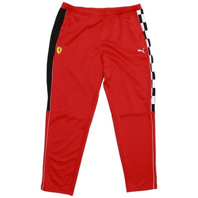 PUMA Ferrari Race MT7 Track Pants, Rosso Corsa, 2XL, Polyester/Cotton Blend