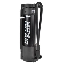Little Big Air Universal Foot Floor Pump Portable 80 Psi Capacity Steel Barrel