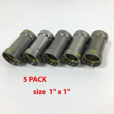 Lot of 5 NIBCO BenchPress 1" x 1" G PCH201 Repair Coupling (2020500HPC)